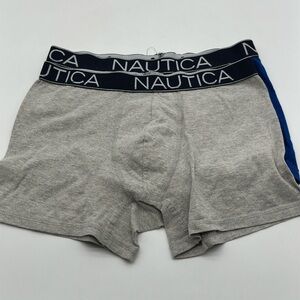 Nautica Men's Blend Gray Boxer Brief Size (M) Underwear 2 pack